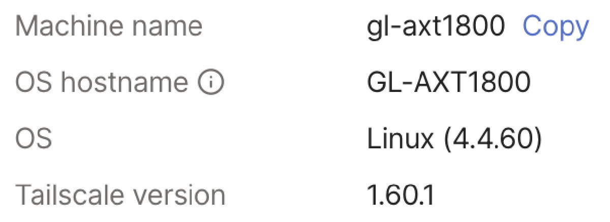 New tailscale version